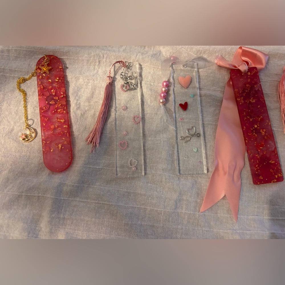 Resin bookmarks.  All unique and not two the same